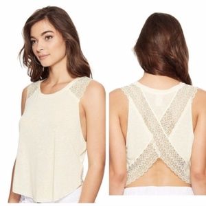 Free People Yellow Tank